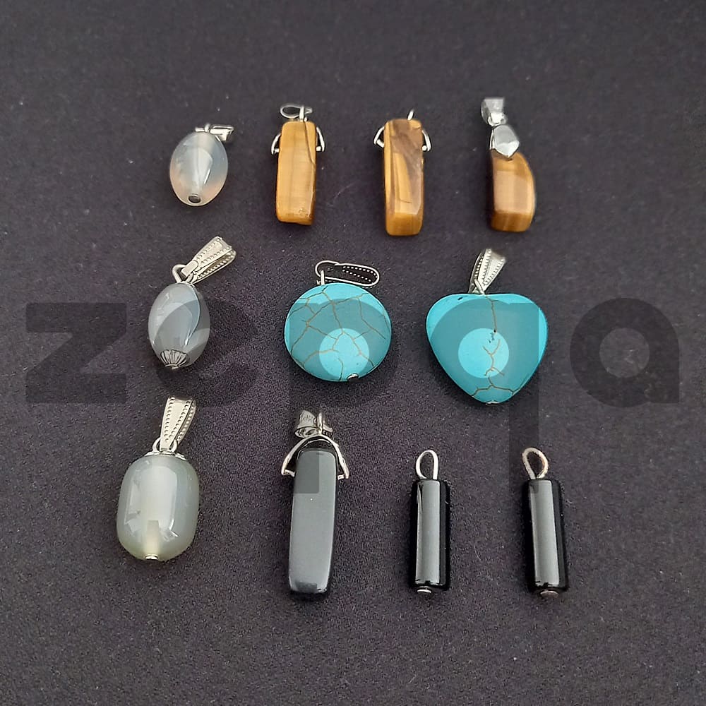 Doğal Taş Kolye Uçları