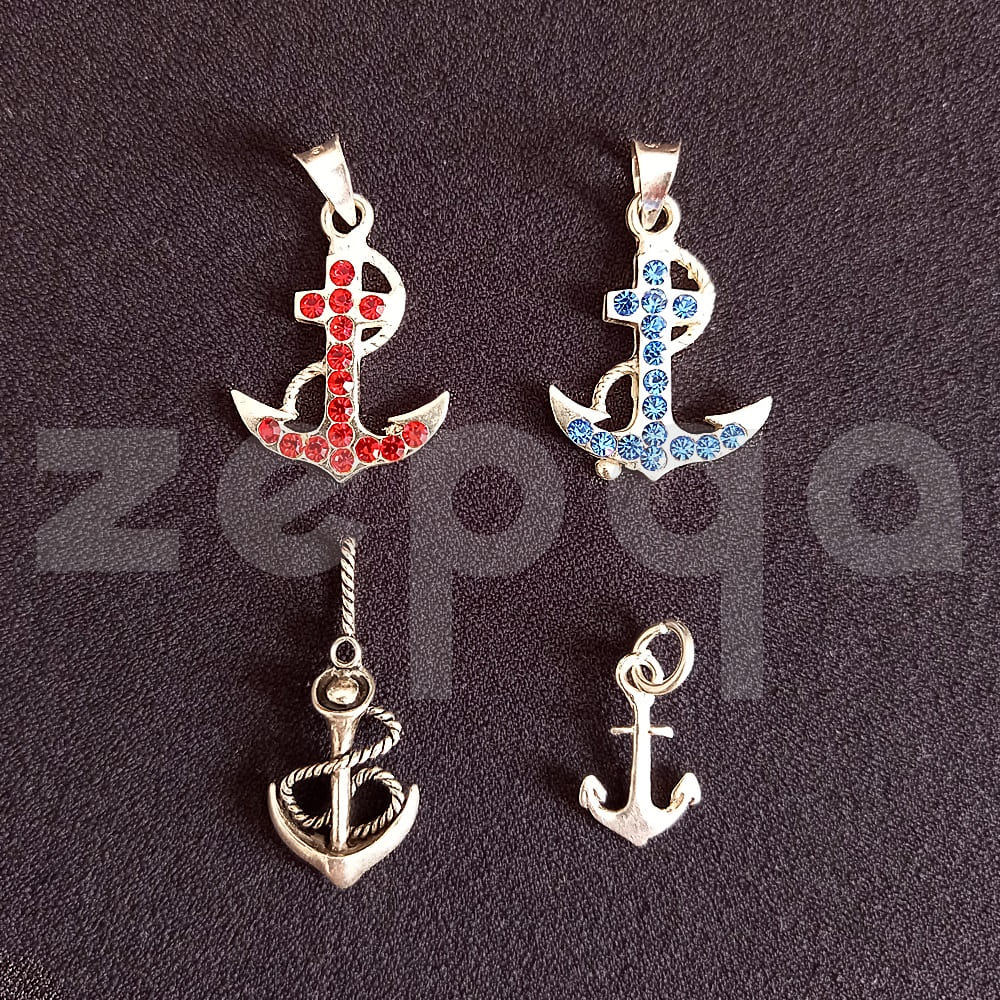 Gümüş Çapa Kolye Ucu