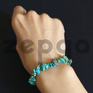 firuze turkuaz kırık taş bileklik